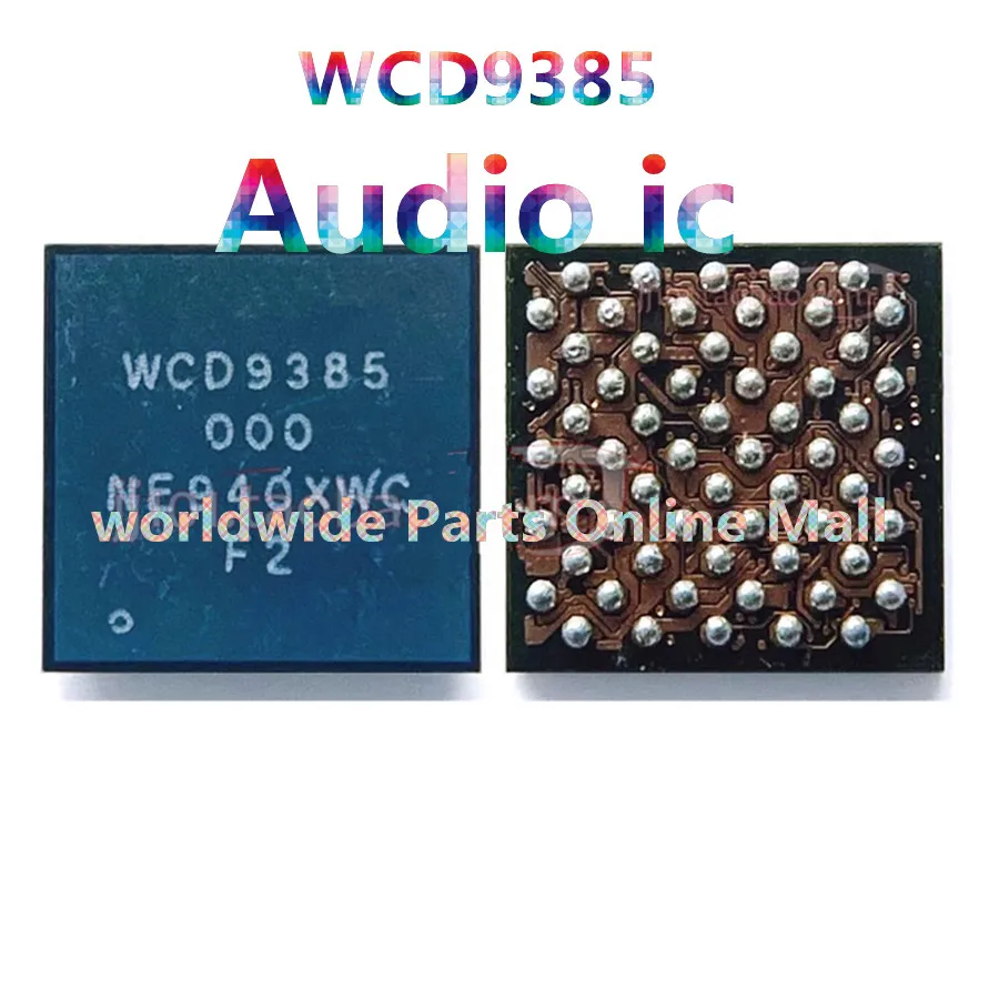 

5 шт.-30 шт., звуковая магнитола WCD9385 для Redmi K30 vivo X50pro Z1X Z6 iQ003 7, звуковой сигнал, микросхема WCD 9385