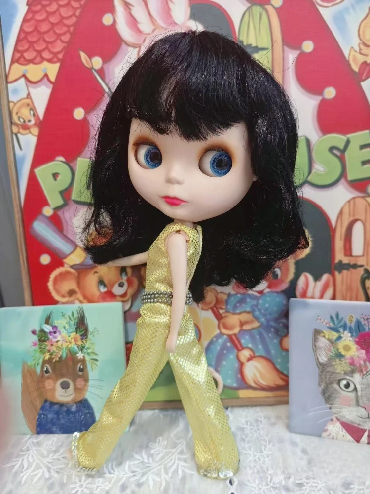 

Винтажная кукла Blyth FBL BJD, индивидуальная кукла Dollette, игрушка для девочек, Подвижная кукла с красивым телом, лучшая коллекция, художественная эстетика сирофана