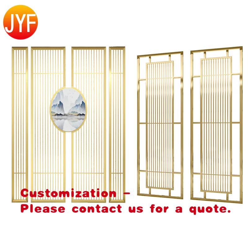 

Декоративные металлические подвесные экраны для ресторанов, стильные перегородки из нержавеющей стали, модель custom.Y034