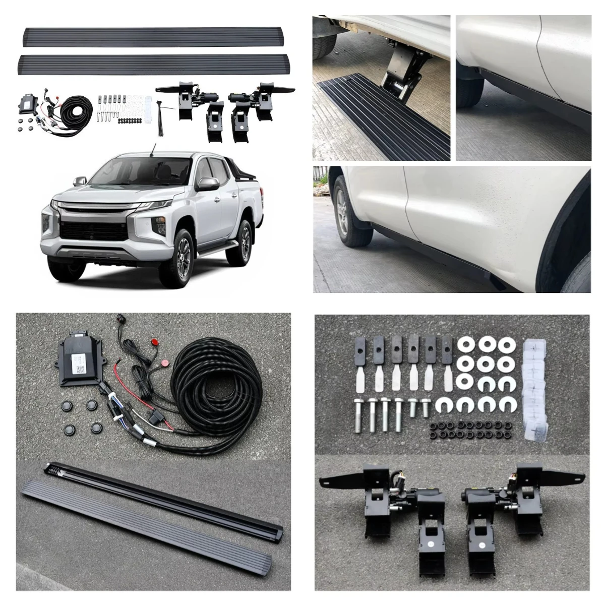 

Stlf Automatic Electric Power Side Step Running Board For Crew Cab 2015+
