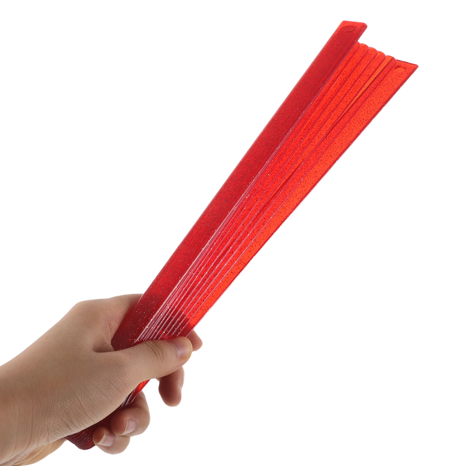 

3 Pcs Folding Fan Bone DIY Ribs Making Supplies Dance Plastic Blank Sticks for Decorating Frame Child