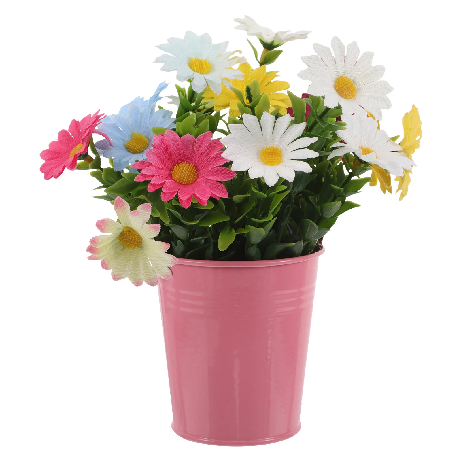 

Artificial Daisy Potted Plant Realistic Small Bonsai Faux Flower Wedding Photography Prop Home Decoration Desktop Faux Potted