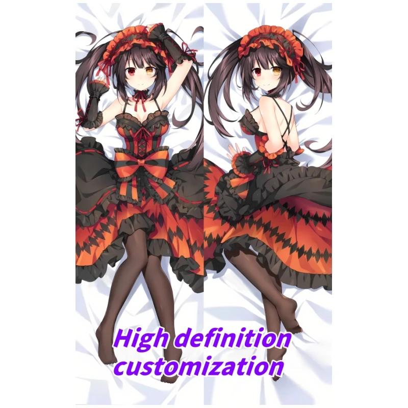 Dakimakura Anime DATE A LIVE Tokisaki Kurumi Double-sided Print Life-size Body Pillow Cover Bedding Gifts