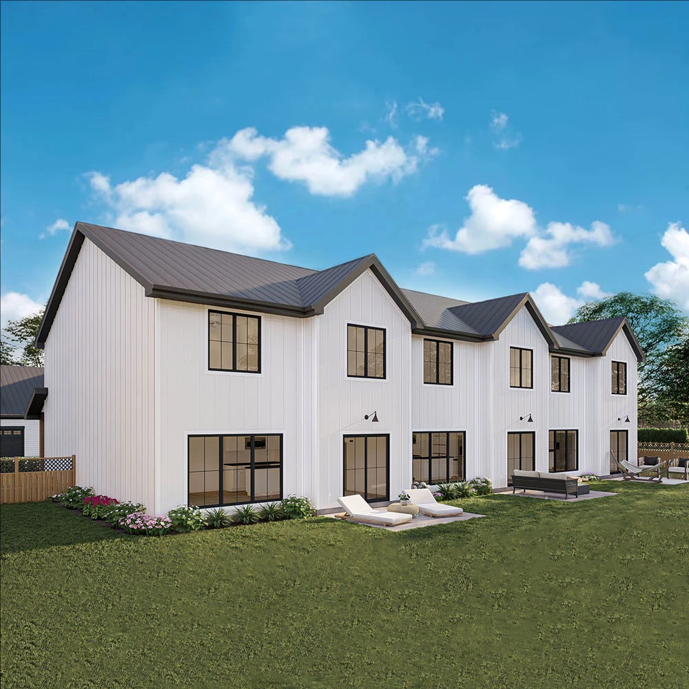 Luxury Modern Italian-Style Turnkey Villa Solution European Steel Structure with Smart System for the Living Room Set