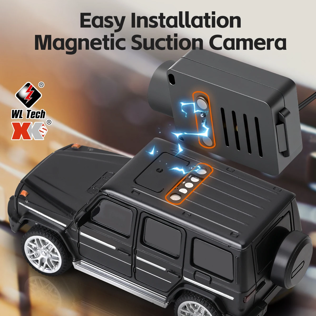 Wltoys 6405 Мини-автомобиль с дистанционным управлением 1:64 Пульт дистанционного управления FPV-камера Автомобильное управление через приложение Новогодний подарок Подарок на Хэллоуин