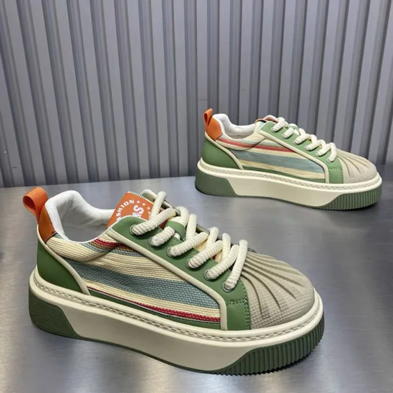 أحذية رجالية جديدة لعام 2025، أحذية رياضية، أحذية تزلج، أحذية كاجوال مضادة للرائحة، متينة غير قابلة للانزلاق، طراز كلاسيكي مريح #1