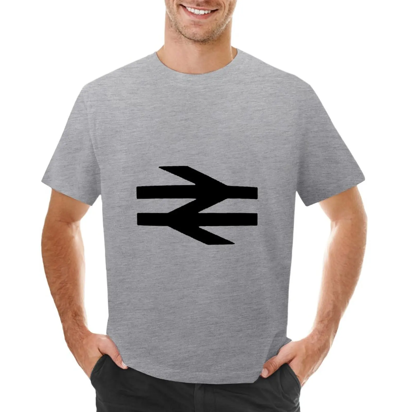 British Rail Logo' ('Arrows design'). T-shirt funnys customizeds customs t shirt men