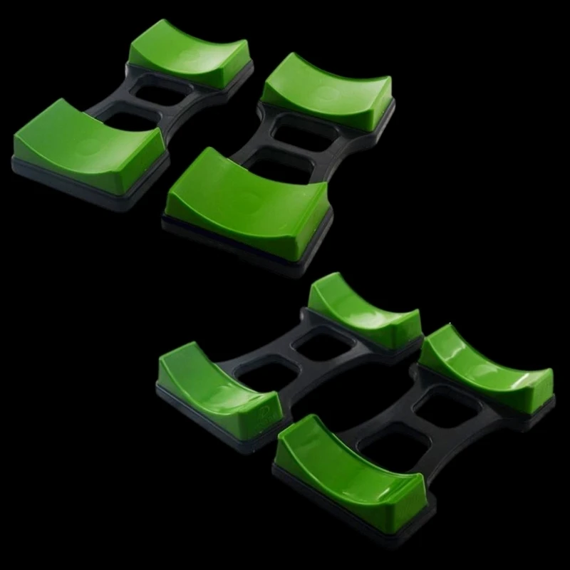 

4Pcs Dumbbells Plastic Display Stands Small Dumbbells Rack Dumbbells Bracket Mat Floor Protections Holder