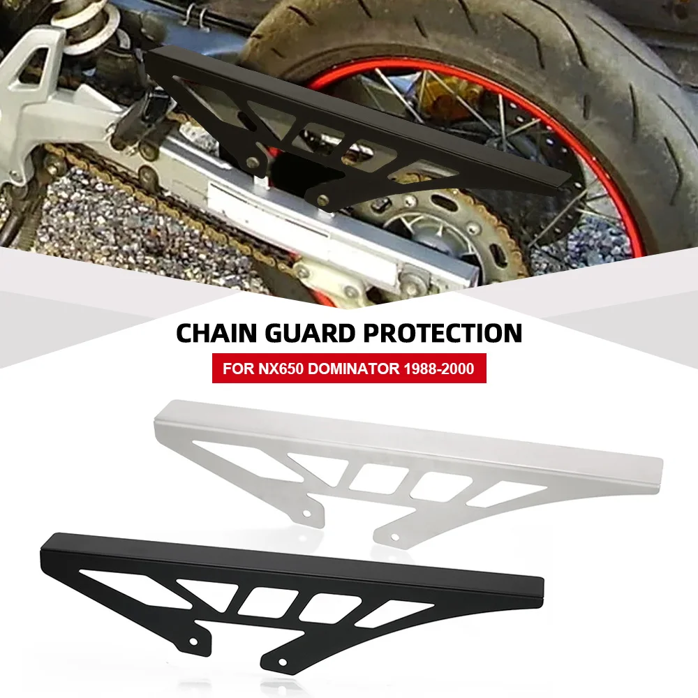 

For Honda NX 650 NX650 Dominator 1988-2000 1999 1998 1997 1996 1995 Motorcycle Rear Chain Guard Cover Protector FMX650 SLR650