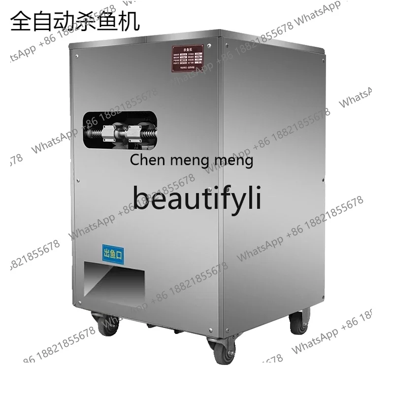 Z189 Fully automatic fish killing machine opens the belly and removes the fish scales, and has multiple functions to open the ba