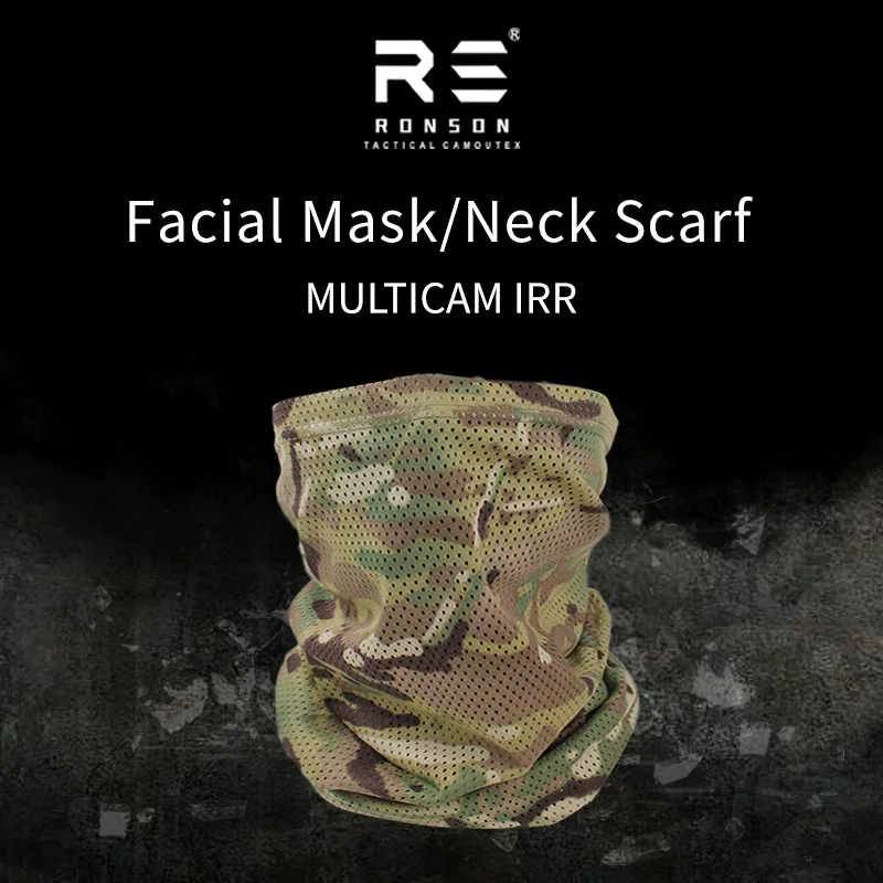 

MC Камуфляж для тактической маски для лица, летняя уличная маска для верховой езды, защита от солнца, шарф для шеи, ветрозащитный платок, ближний инфракрасный порт
