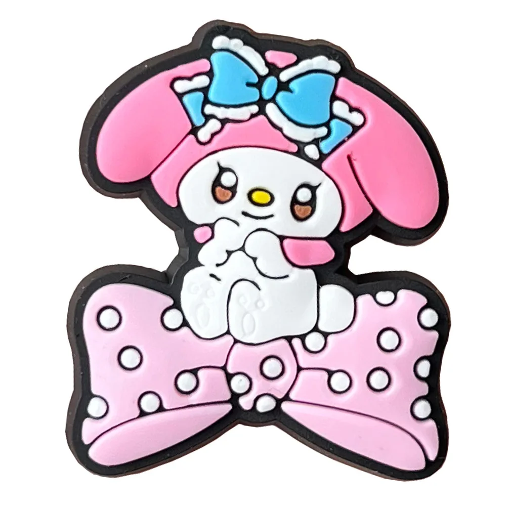 MINISO Cartoon Fantasy magic Serie Clogs DIY Shoe Flower Decorative Buckles Detachable Melody Soft Rubber Shoe Decorations