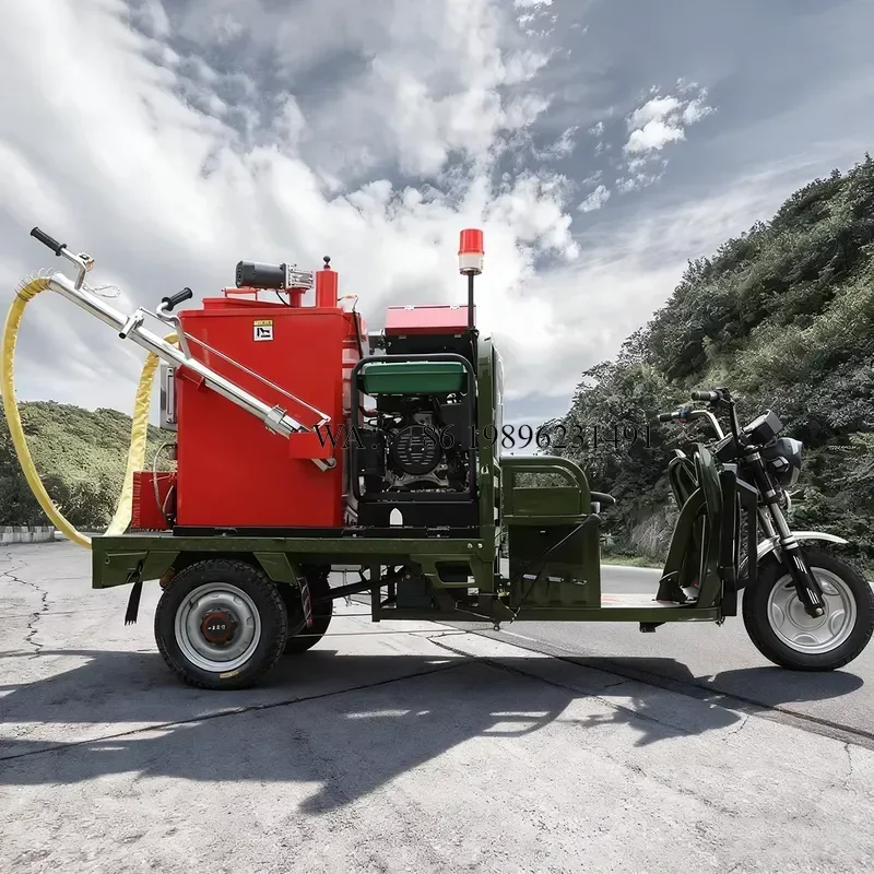 Wmwmnu for Driving Asphalt Crack Sealing 120L Sealant Capacity Stable Discharge Efficient Construction Road