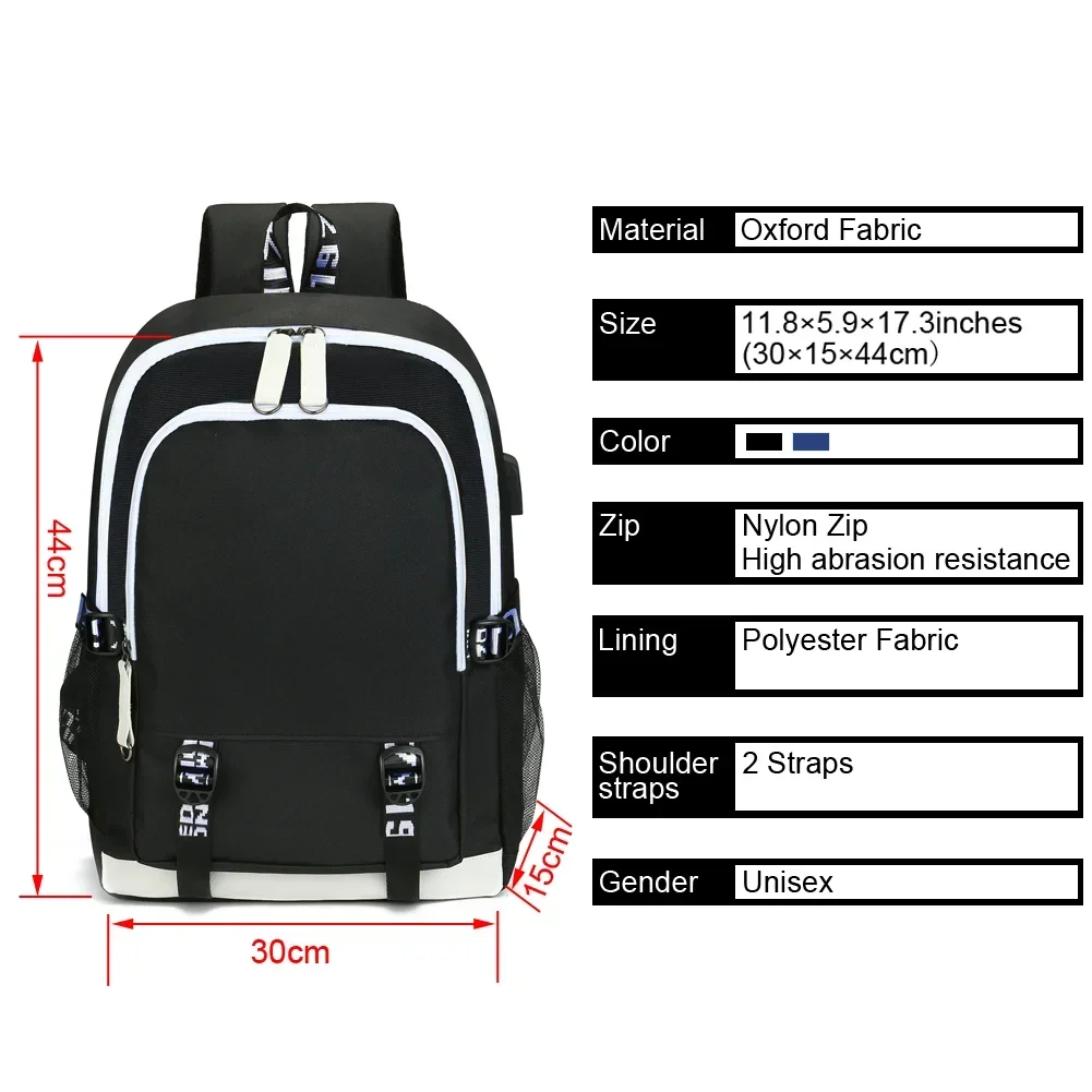 Attack on Titan Backpack Anime Mochila Student School Bag Boys Girls Gift Casual Daily Travel Rucksack