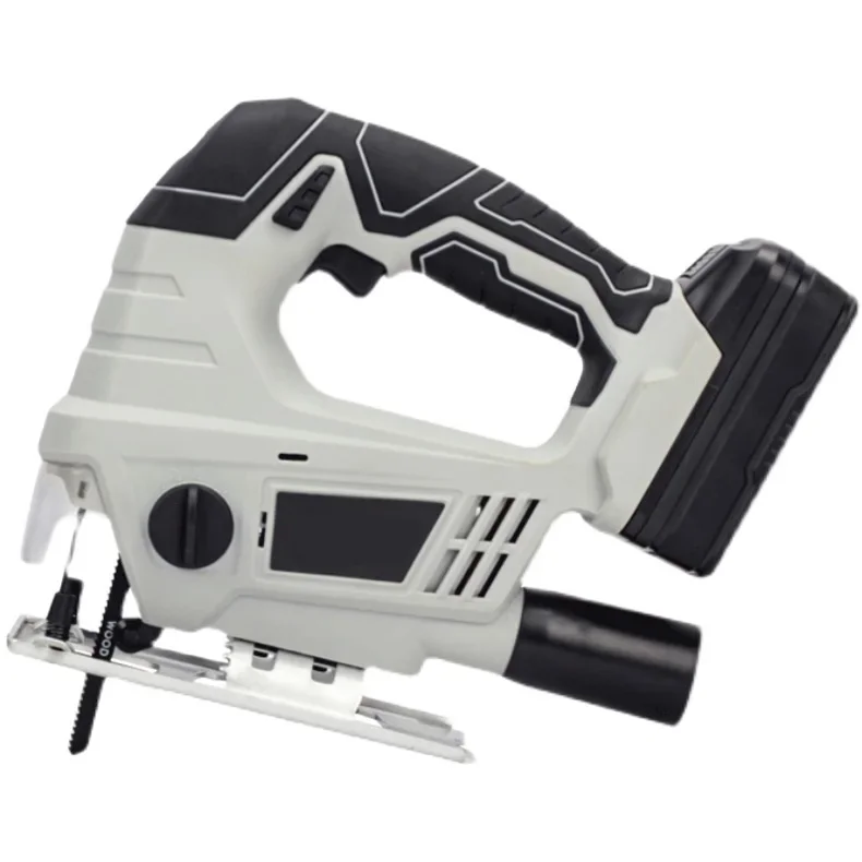 

2200RPM Portable Cordless Electric Jig Saw Multi-function Woodworking Jigsaw Woodworking Tools with 21v Battery