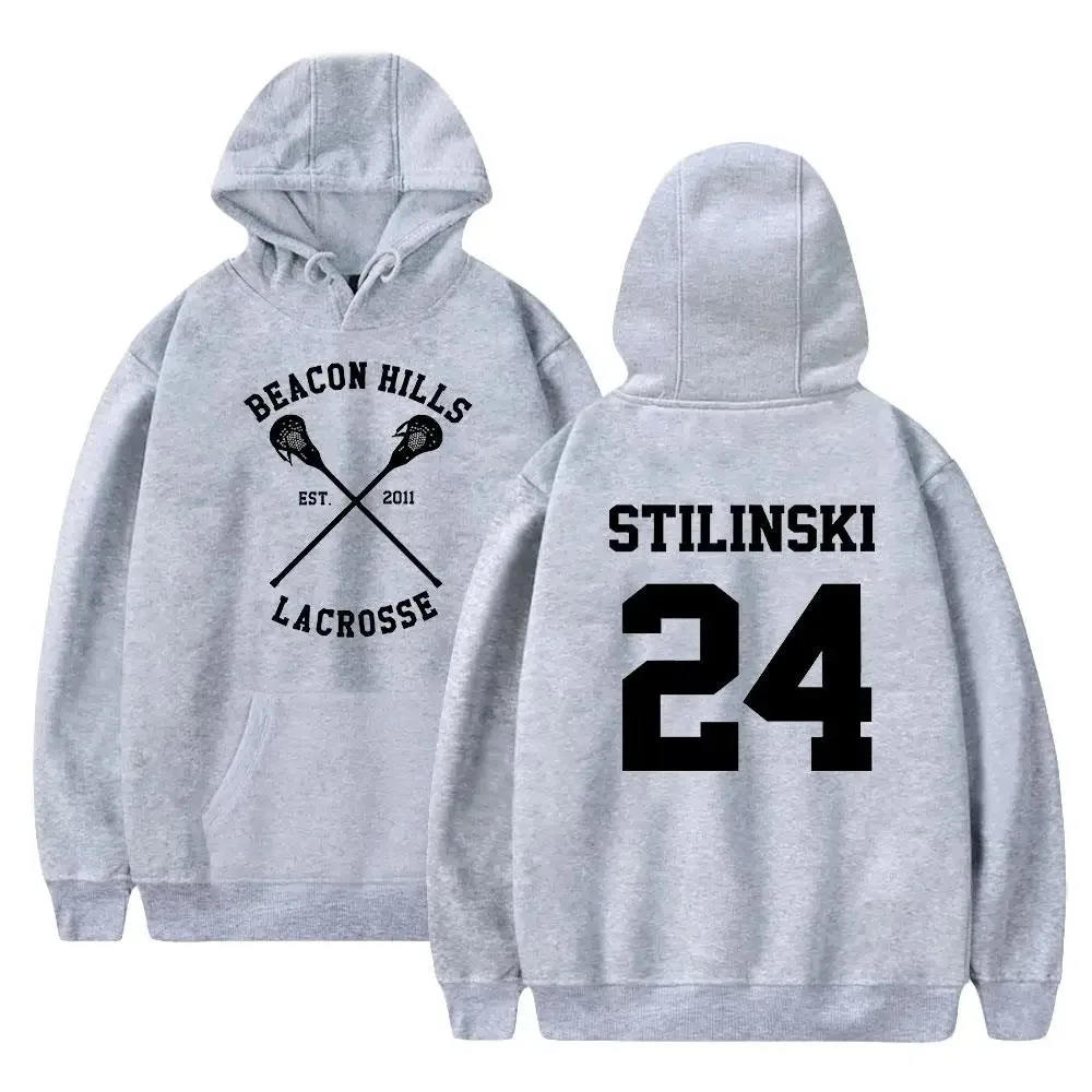 Teen Wolf long sleeve workout for men and women, Teen Hoodie, Harajuku Streetwear, STILINSKI 24 DUNBAR 9, printed fashion clothe