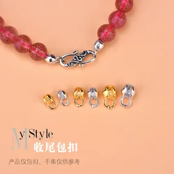 5PCS 925 Sterling Silver, bracelet buckle link DIY positioning buckle, semi-finished bracelet necklace accessories
