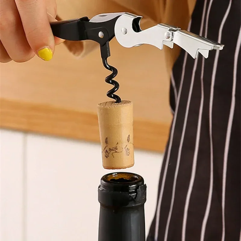 Professional Multifunction Wine Bottle Opener Stainless Steel Red Wine Opener Portable Screw Corkscrew Kitchen Tools Beer Opener