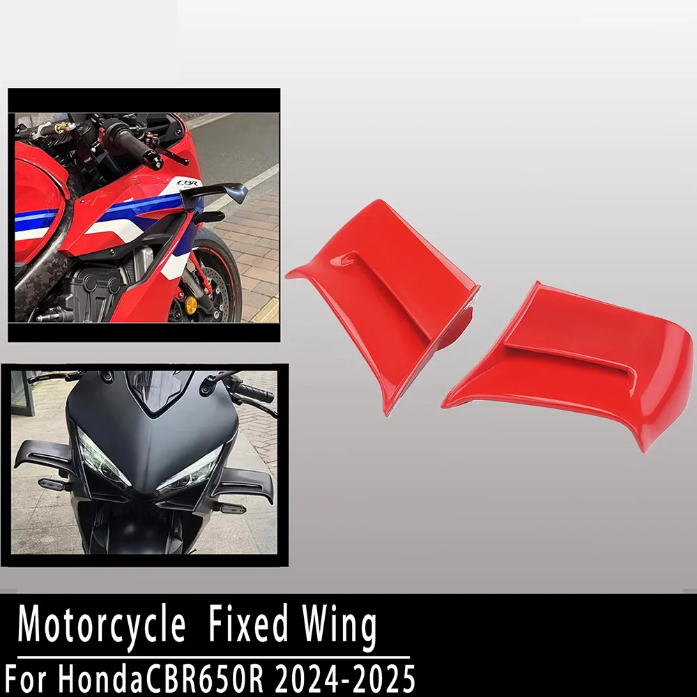 Side spoiler Fixed Spoiler Front Fairing For New Honda CBR650R 2024-2025 Motorcycle Accessories aerodynamic side winglets