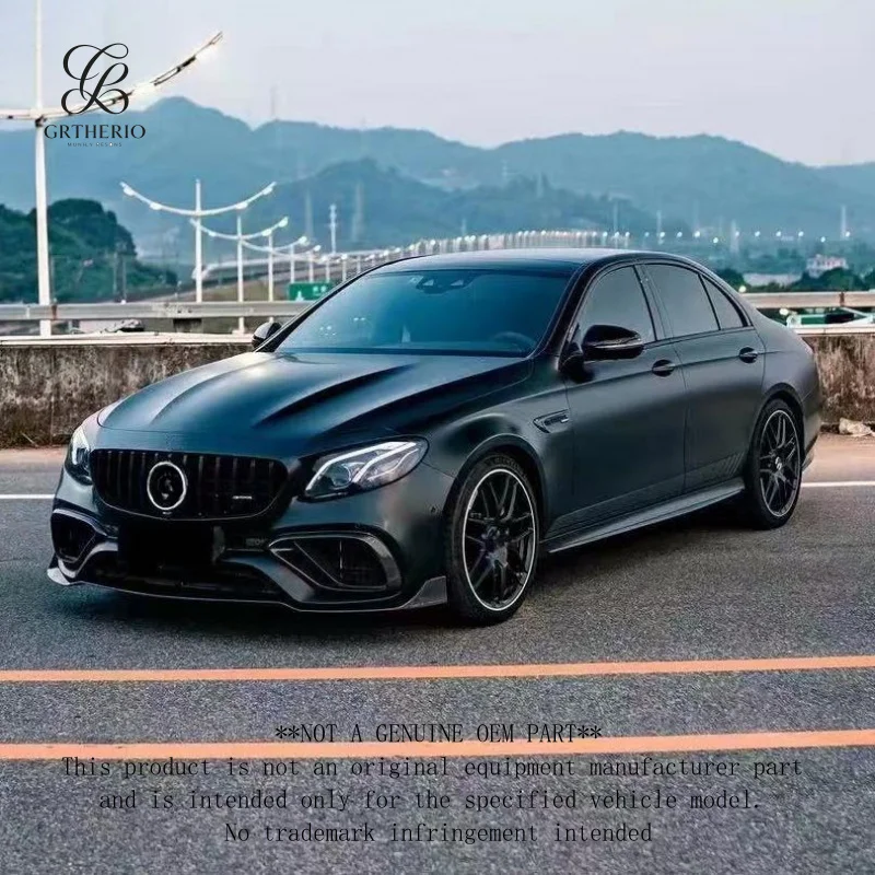 For W213E Dry Carbon Fiber Rear Wing Lightweight Racing Body Modification Parts Car Exterior Upgrade Accessories