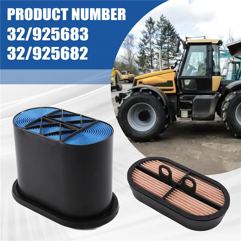 BT-2 قطعة 32/925683 32/925682 عناصر فلتر الهواء للسيارة لـ JCB شاحنة شديدة التحمل فلتر الديزل ومنظف الهواء