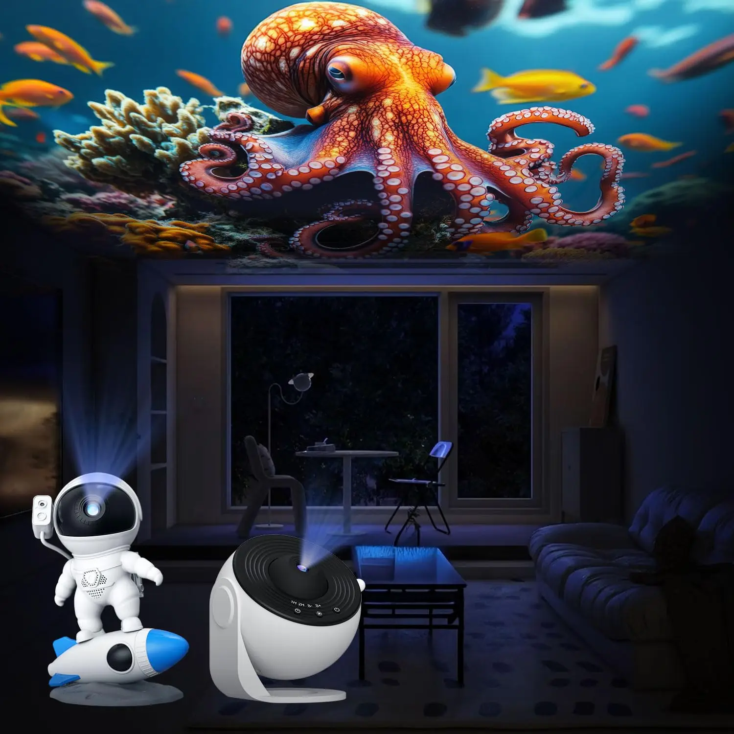 Realistic Constellation,Galaxy Star Projector Night Light Discs,Night Light Galaxy Projector Starry Sky Planetarium Lamp 6 Pack,