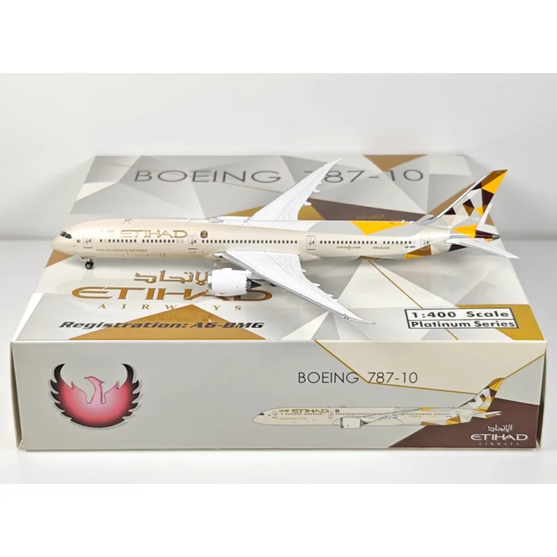 

Phoenix Diecast 1/400 Scale 11965 Etihad Airways B787-10 A6-BMG Alloy Aircraft Model Collection Display Decoration Gift