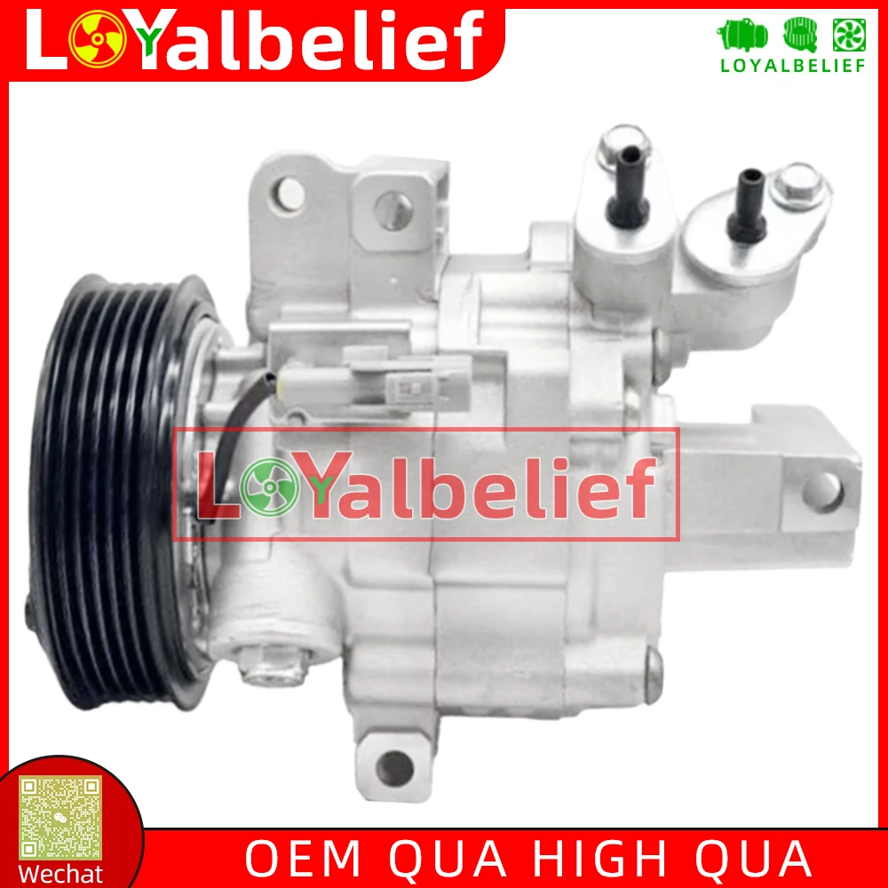 DKV06R A/C AC Compressor For Peugeot 107 Toyota Aygo Citroen C1 88310-0H010 883100H010 6453-RJ 6453RJ