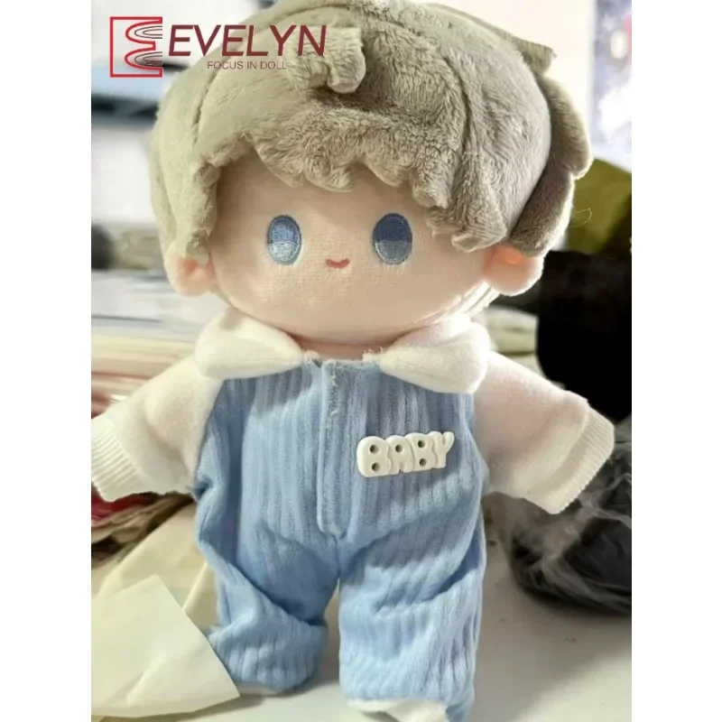 Evelyn 2 Style Love and Deepspace 20CM Cotton Doll Clothes Bodysuit Jumpsuit Cute Replaceable Dress up Clothes for Birthday Gift
