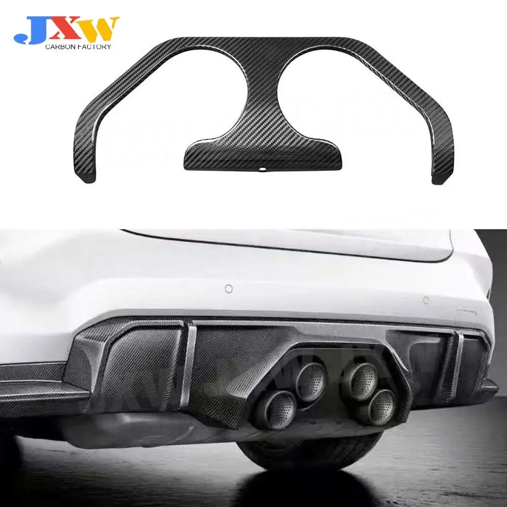 

Dry Carbon Fiber Car Rear Bumper Lip Air Vent Splitter Fender Rear Outlet Trim FRP Fit for BMW G80 G82 G83 M3 M4 2021 2022 +