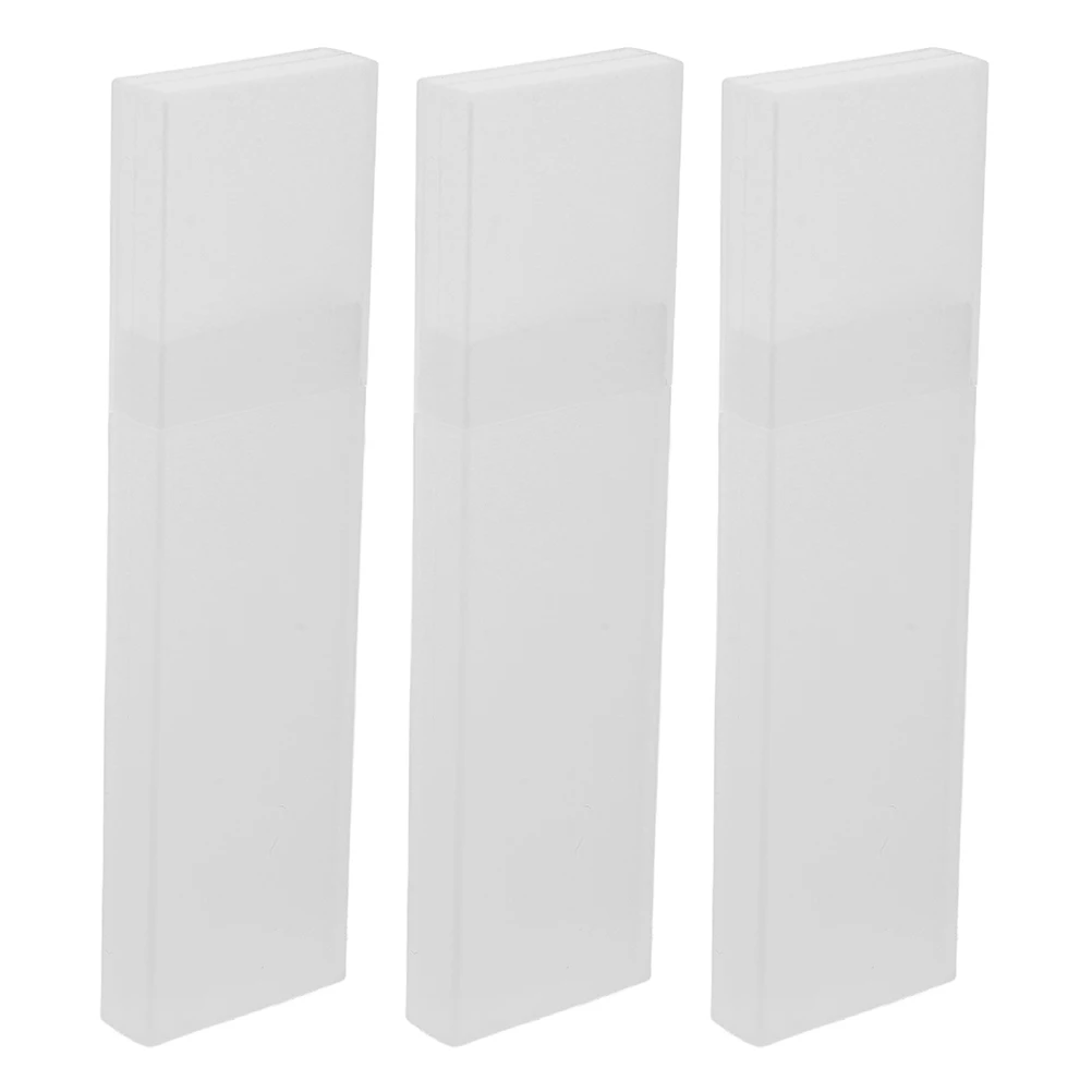 

3pcs Tongue Case Portable Travel Tongue Scraper Holder Lightweight Scratch-Resistant Organizer For Outdoor Use Scraper Storage