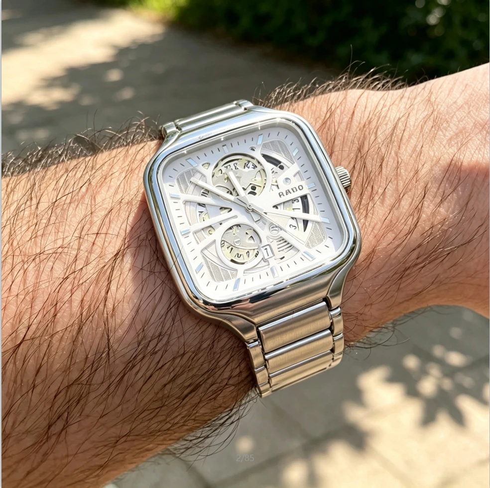 Superb Rado Original Brand Watches For Mens Classic Multifunction Quartz Watch Luxury Business AAA Male Clocks