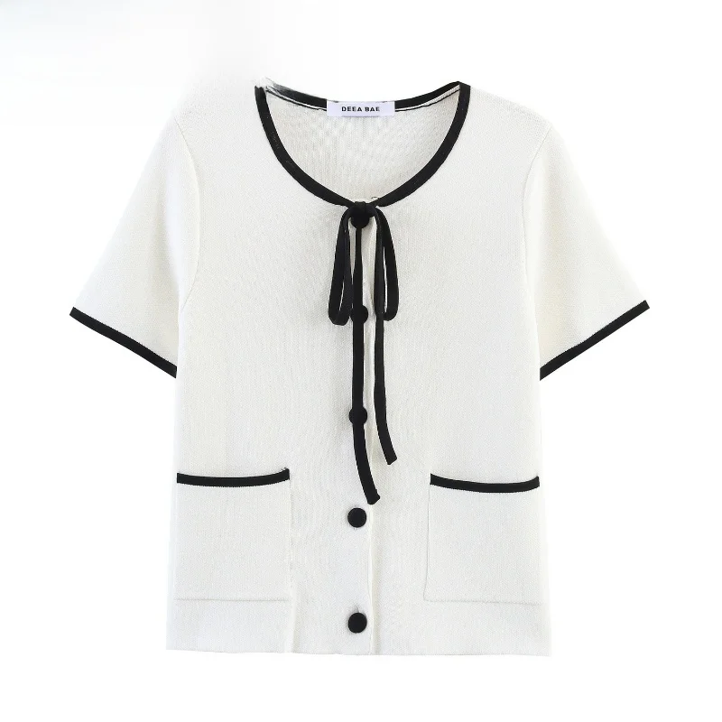 

Faionable вязаное пальто ort Sve, женское лето 2023, Новое поступление, цветной дизайн, круглый европейский с поясом...