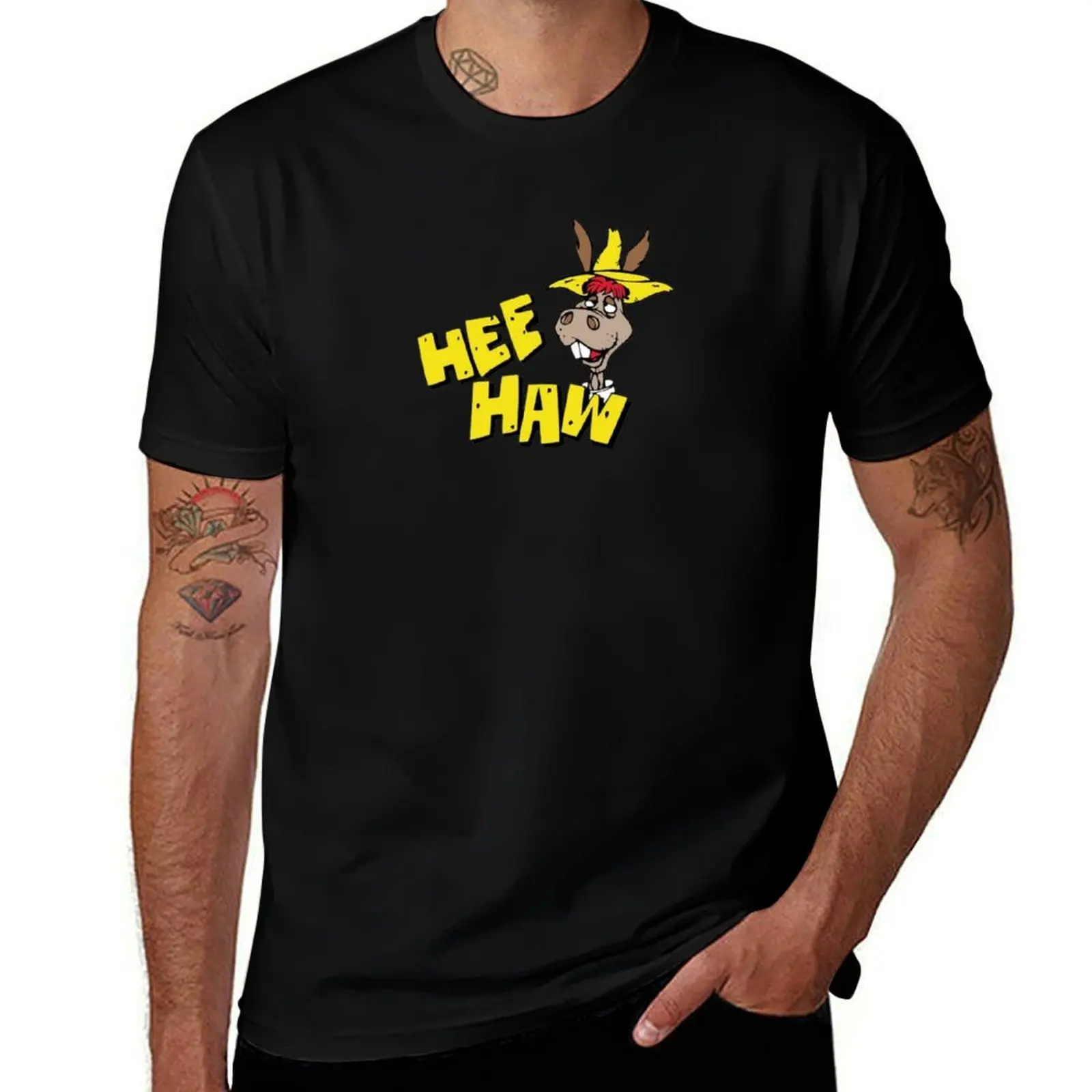 

Hee Haw T-Shirt man t shirt graphic t shirts for man slim fit men t shirt cotton 100% T-shirt