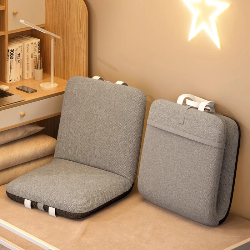 Foldable Bed Chair for Dormitory, Tatami Floor Seat, Japanese Style Backrest, Single Mini Sofa for Home, Bay Window Lazy Sofa
