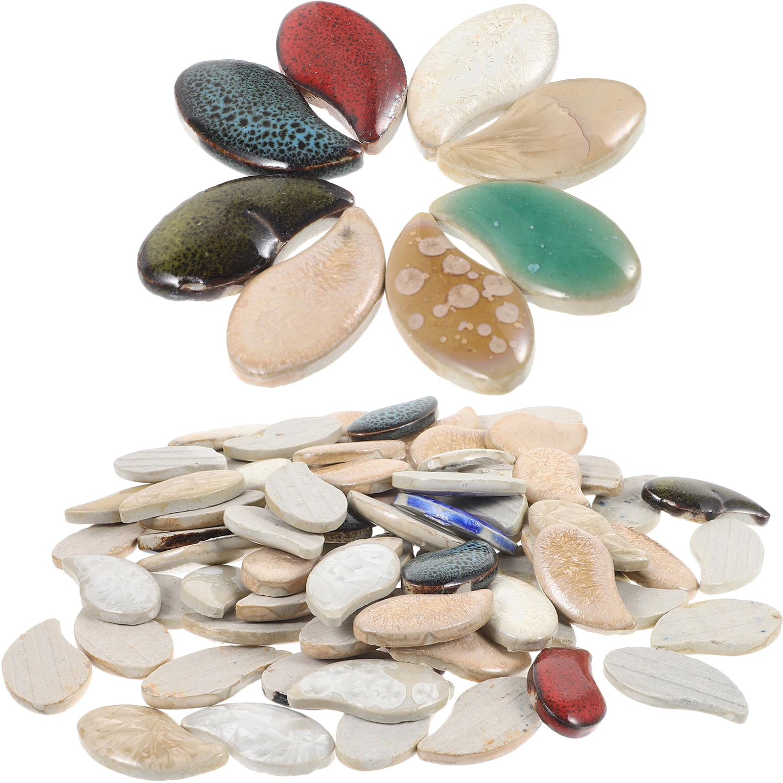 

1Set Ceramic Mosaic Tiles Irregular Small Pieces for DIY Craft Supplies Decorating Cards Frames Vases Tiles Ceramic