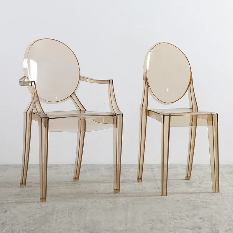 

Современный акриловый пластиковый детский учебный стол и стулья на день рождения розового цвета, детский роскошный стул-призрак для вечеринки