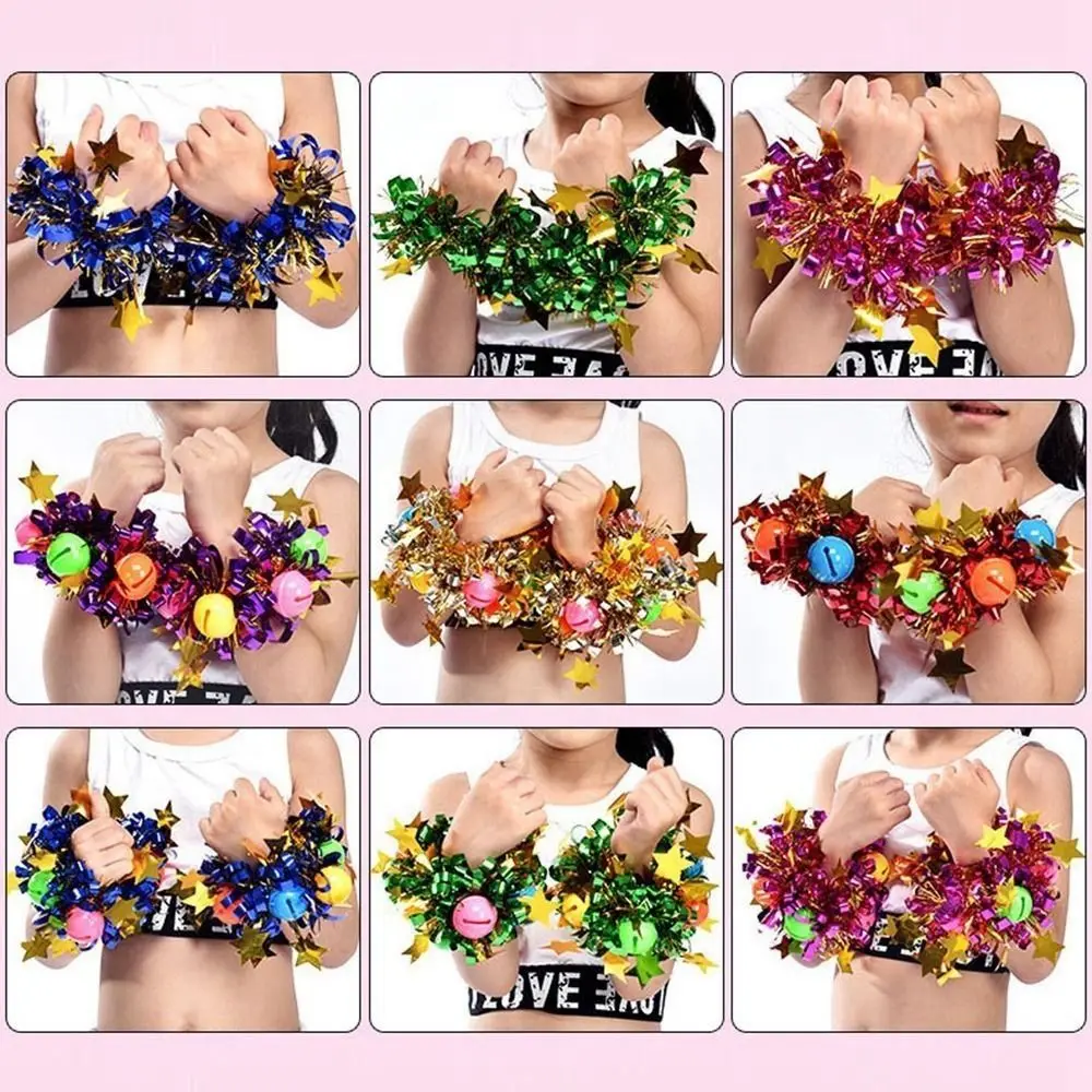 

2pcs New Apply to Sports Sports Game Pompoms 10 Styles Cheap Practical Cheerleading Performance Flower Sports Games Bracelet