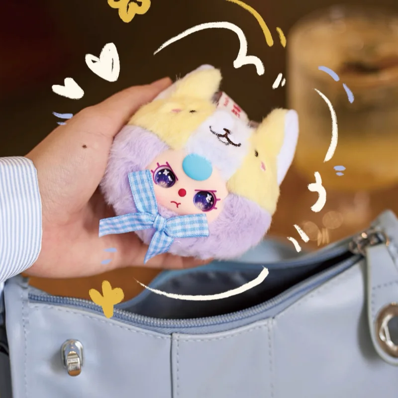 Nowa Oryginalna Seria Lusterka Kosmetycznego dla Niemowląt Trzy Winylowe Lusterko do Twarzy Blind Box Urocze Przenośne Lusterko Niemowlę Trzy Mystery Box Śliczne Prezenty