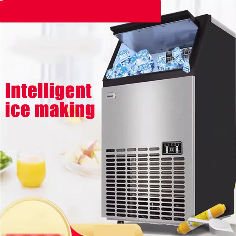 Commercial Ice Cube Making Machine with Large Capacity Output Ideal   for Restaurants and Beverage Shops