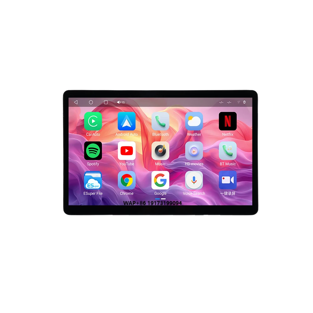 15.6'' Carplay Passenger Entertainment Screen for Blue Electric ES 2024-2025 Co-pilot Car Radio Multimedia Video Player