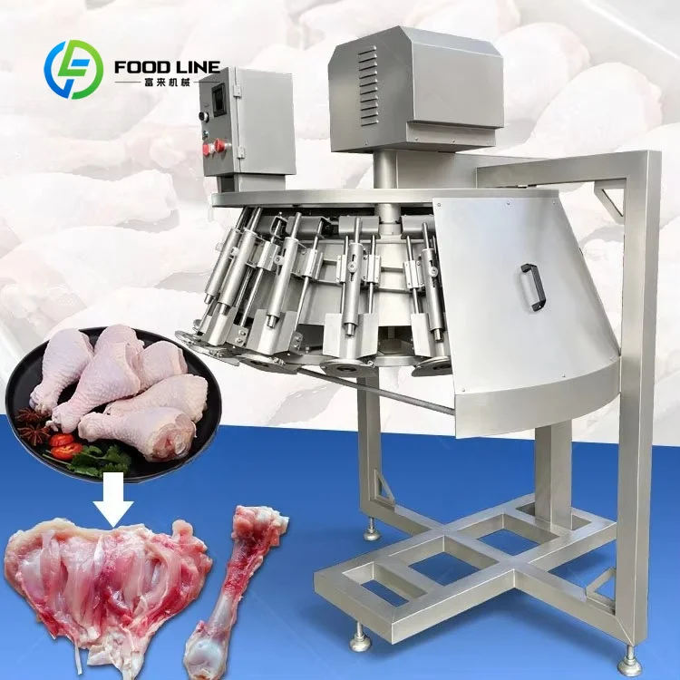 Custom High Productivity Chicken Thigh Stainless Steel Poultry Leg Deboning Device For Professional Meat Bone Separation