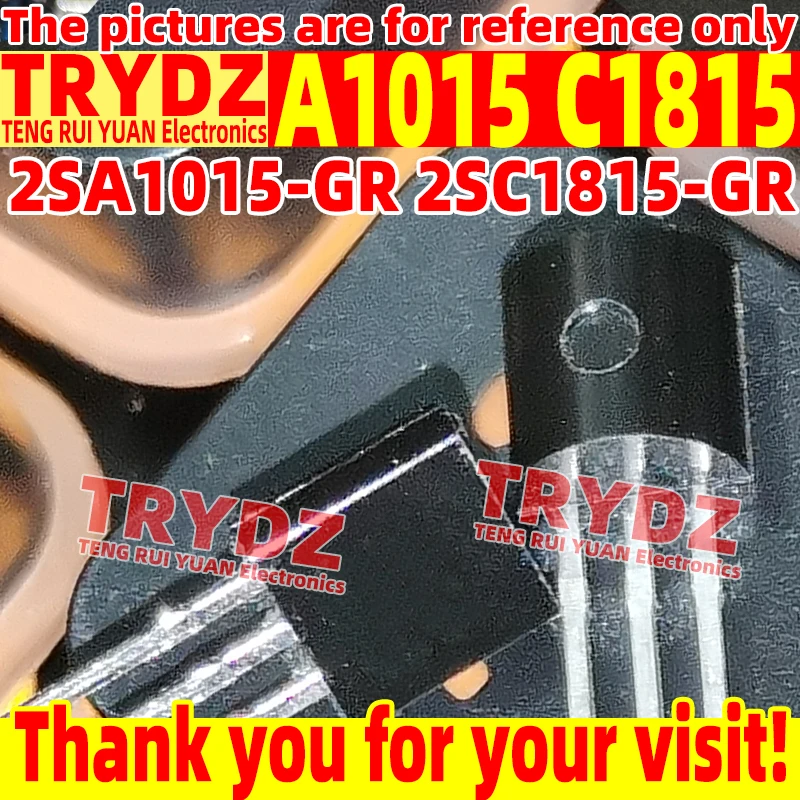 100-10pcs New 2SA1015 2SC1815 2SA1015-GR 2SC1815-GR TO-92 copper foot A1015 C1815