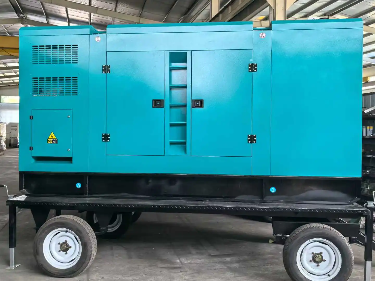 50/60 Hz diesel generator 120kw 150kva with trailer brushless alternator/ R6105IZLD engine mobile diesel generator 120kw