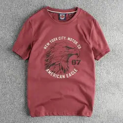 New Men's 2024 Summer American Patchwork Pullover O-Neck Printing Letters Comfortable Loose Casual Short Sleeved T-Shirts Tops