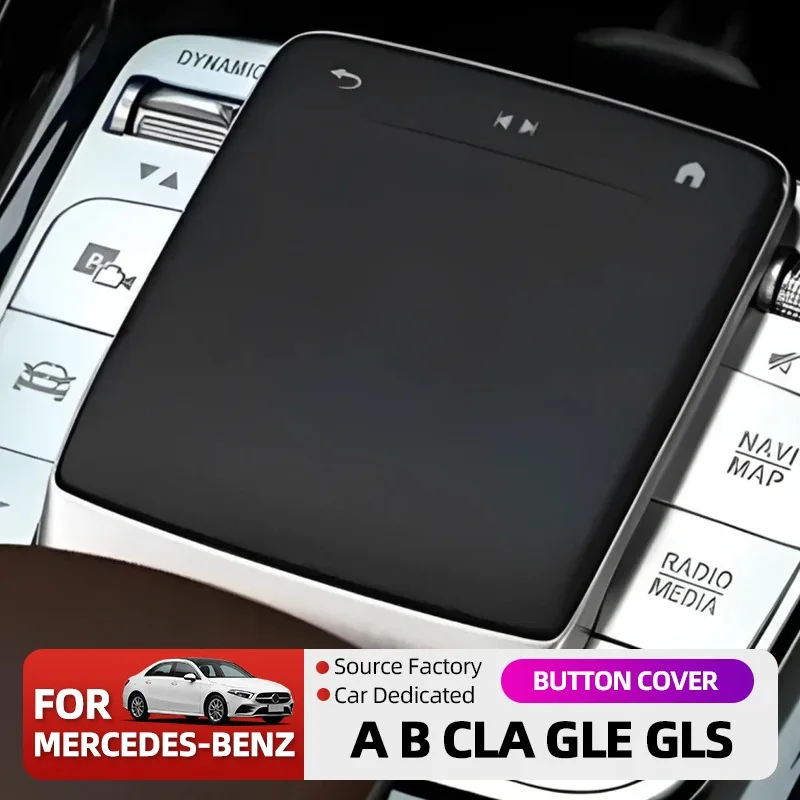 

Горячие наклейки для интерьера автомобиля, центральная консоль, медиа-мышь, кнопка, накладка, наклейки для Mercedes Benz A B CLA GLE GLS GLB EQA EQB W1