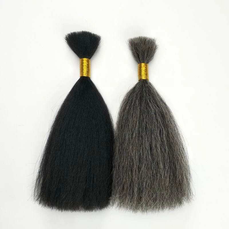 Loose washed yak hair TV makeup beard hair crochet yak hair rhino tail hair real animal hair materials