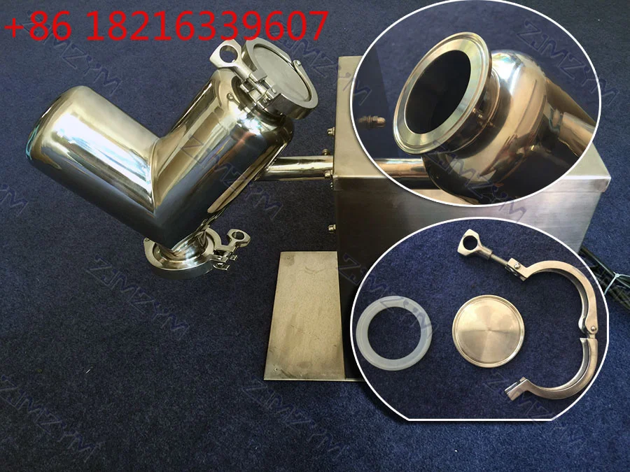 YAO VH-2 Small Mixer V-type Experimental Mixer Material V-shaped Blender Dry Powder Mixer For Teaching Laboratory Food Processin