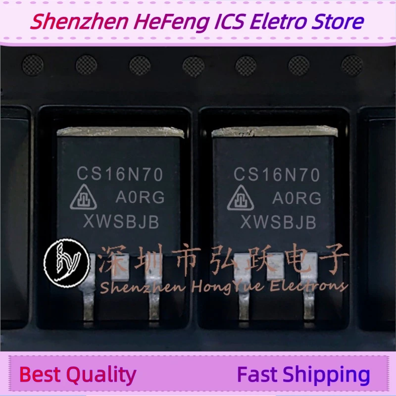 10PCS -20PCS CS16N70 CS16N70A0RG  TO-263 700V 16A   Fast Shipping Quality Guarantee