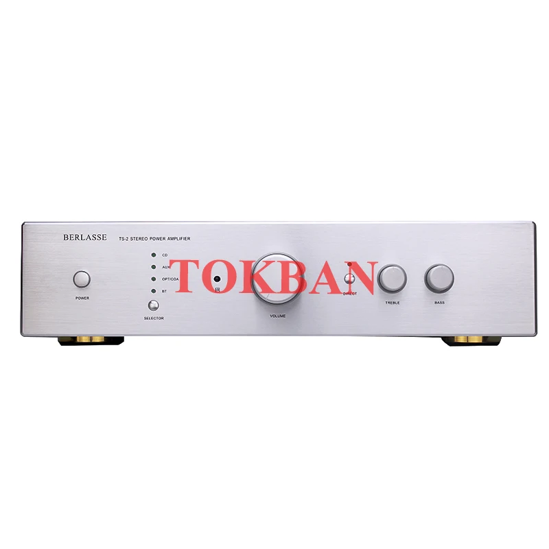 Tokban TS-2 200w*2 2-channel Stereo Amplifier High Power Fiber Coaxial Bluetooth 5.0 With Remote Control Class AB Home Audio